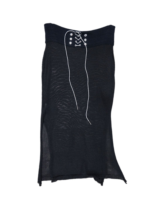 Corset Maxi Skirt - Black