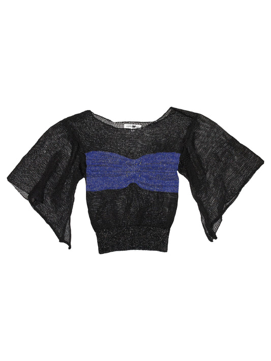 Sheer Knitting Bra Top