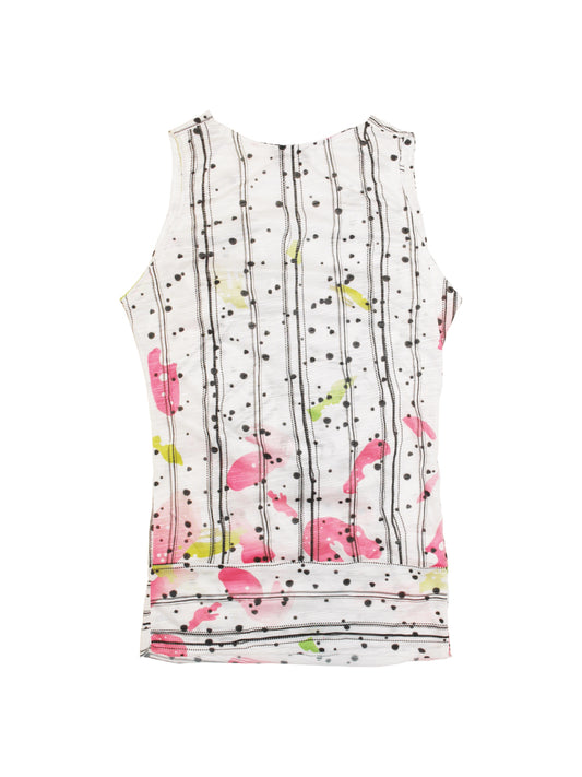 Printed Cowl Neck Top