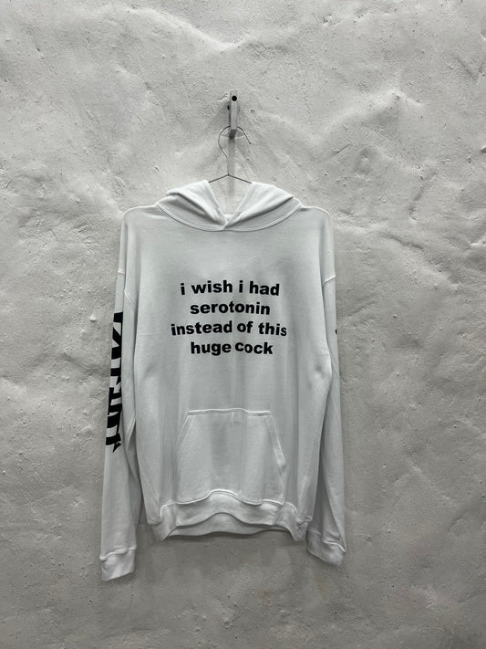Serotonin White Hoodie