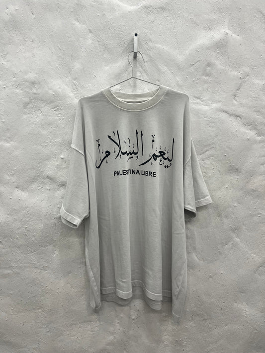 Palestina Libre White T-Shirt