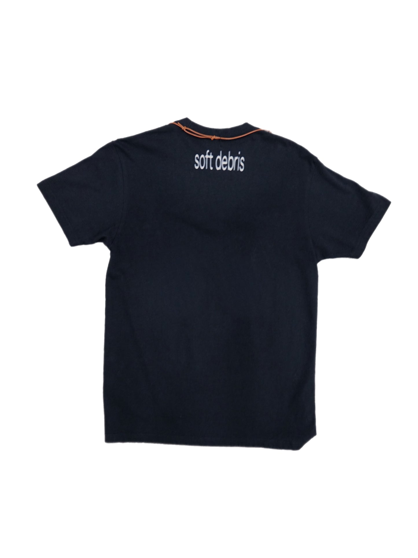 Soft Debris Black T-shirt w/Necklace