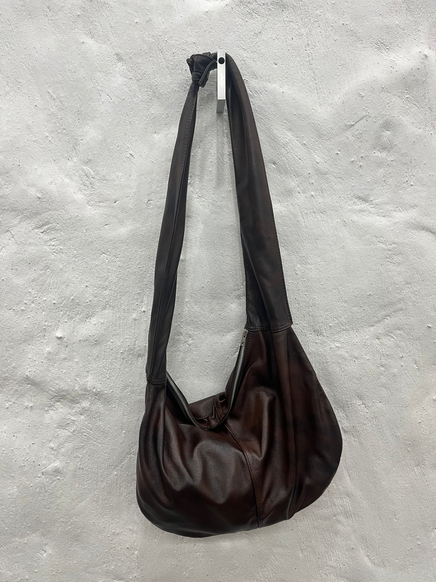 Wood Leather Bag