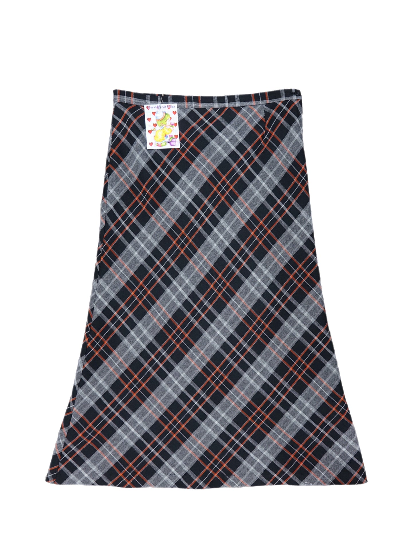 Baby Angel Long Tartan Skirt