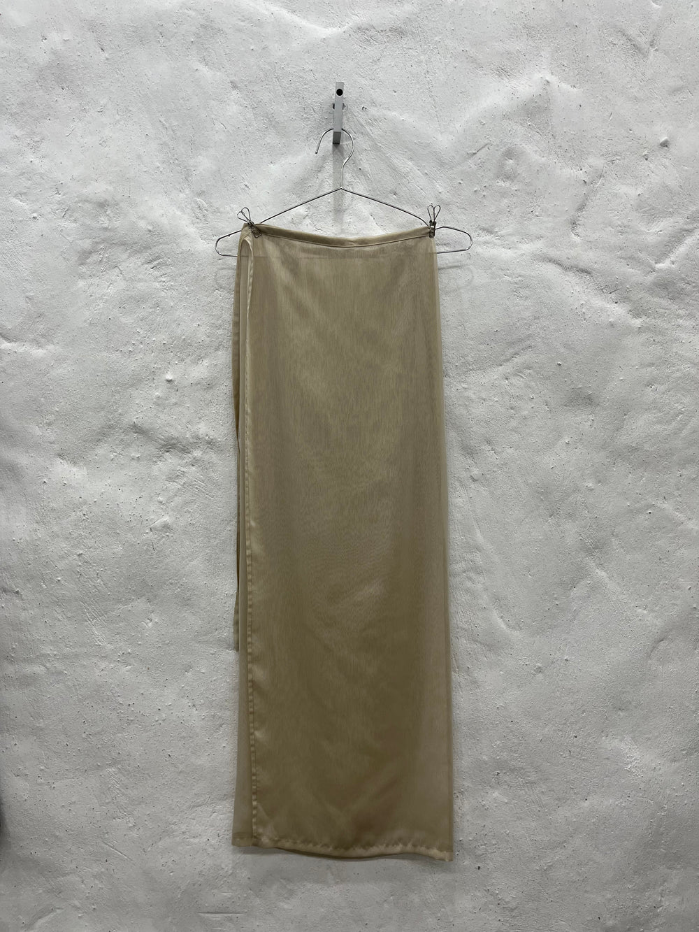 Ghost Wrap Long Skirt