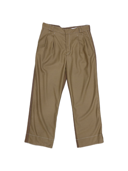 Pantalon de Pinzas Café