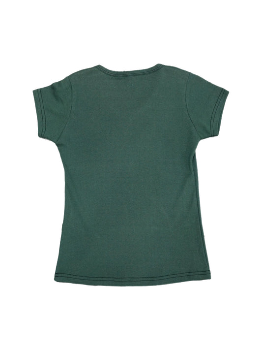 Mommy V Neck Green Top