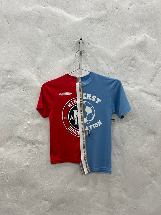 Split Jersey Rojo + Azul