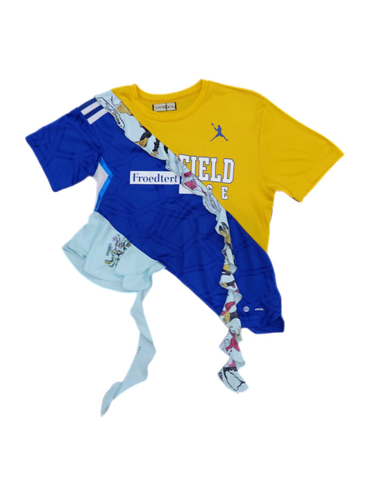 Serpentina Jersey Azul + Amarillo