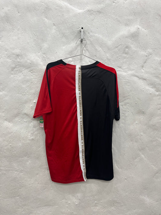 Split Jersey Negro + Rojo