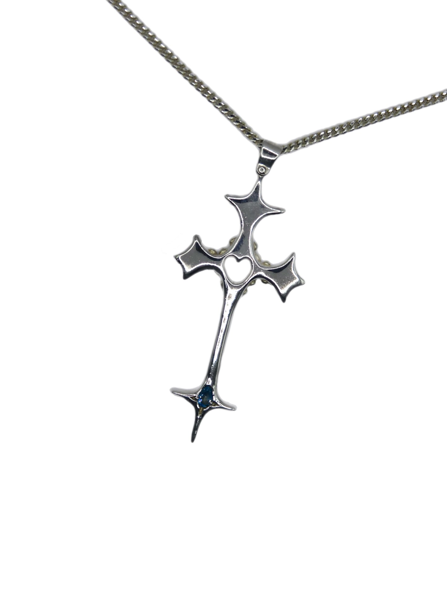 Blue Cross Necklace