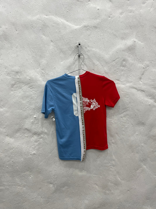 Split Jersey Rojo + Azul