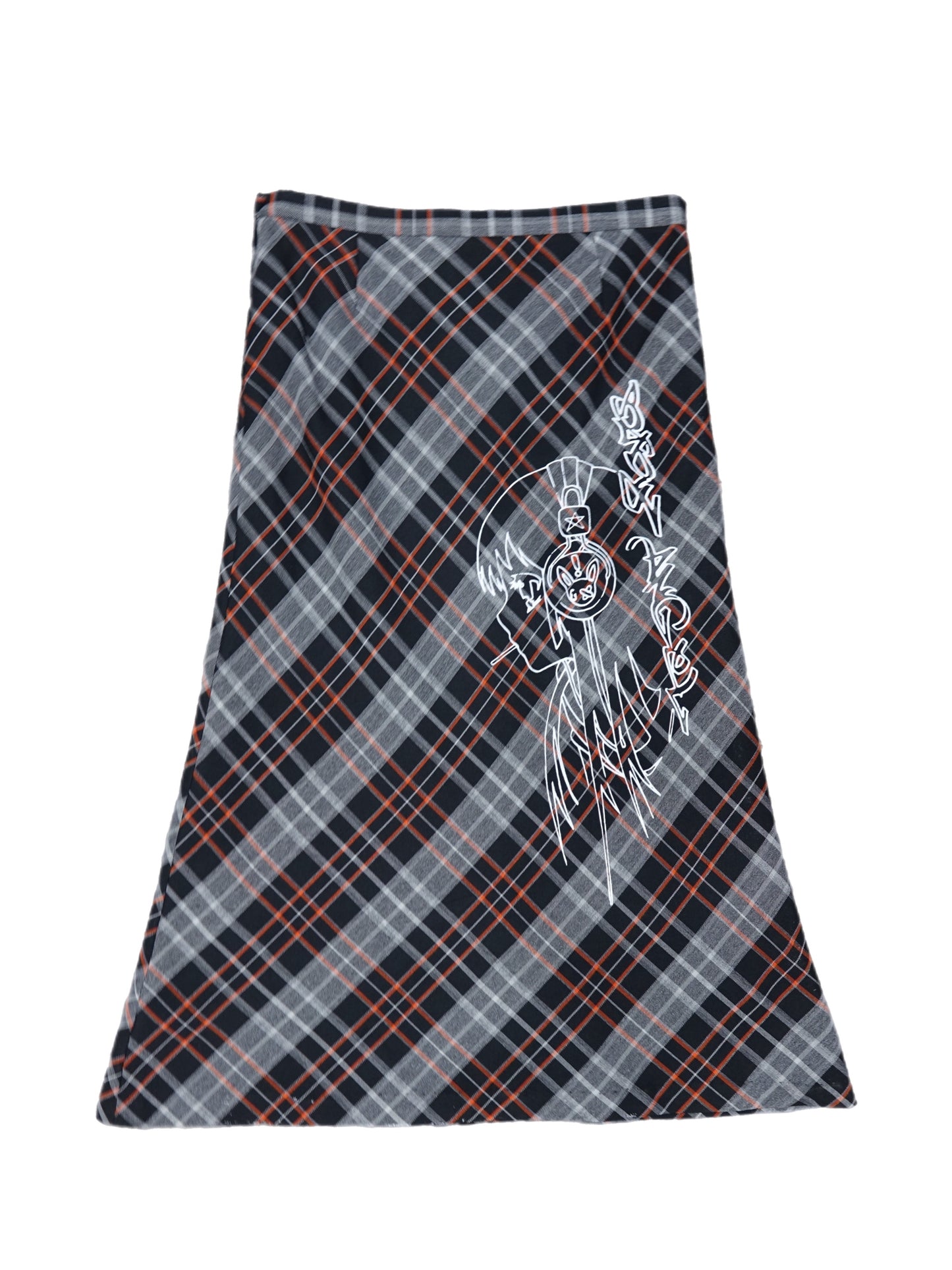 Baby Angel Long Tartan Skirt