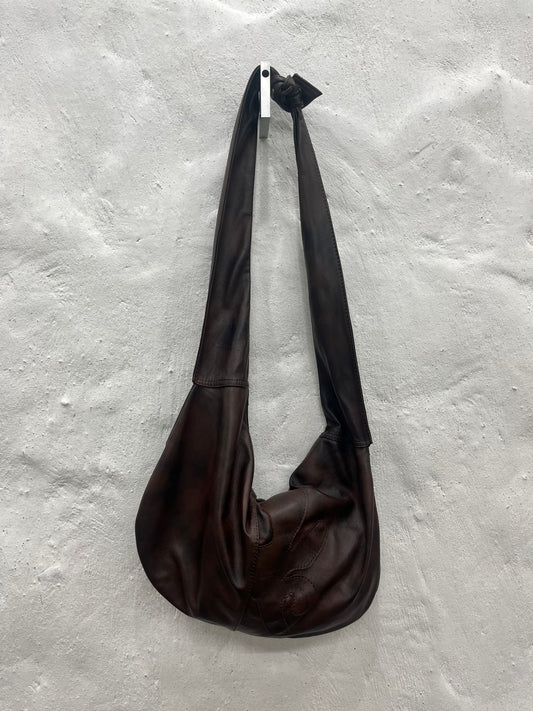 Wood Leather Bag