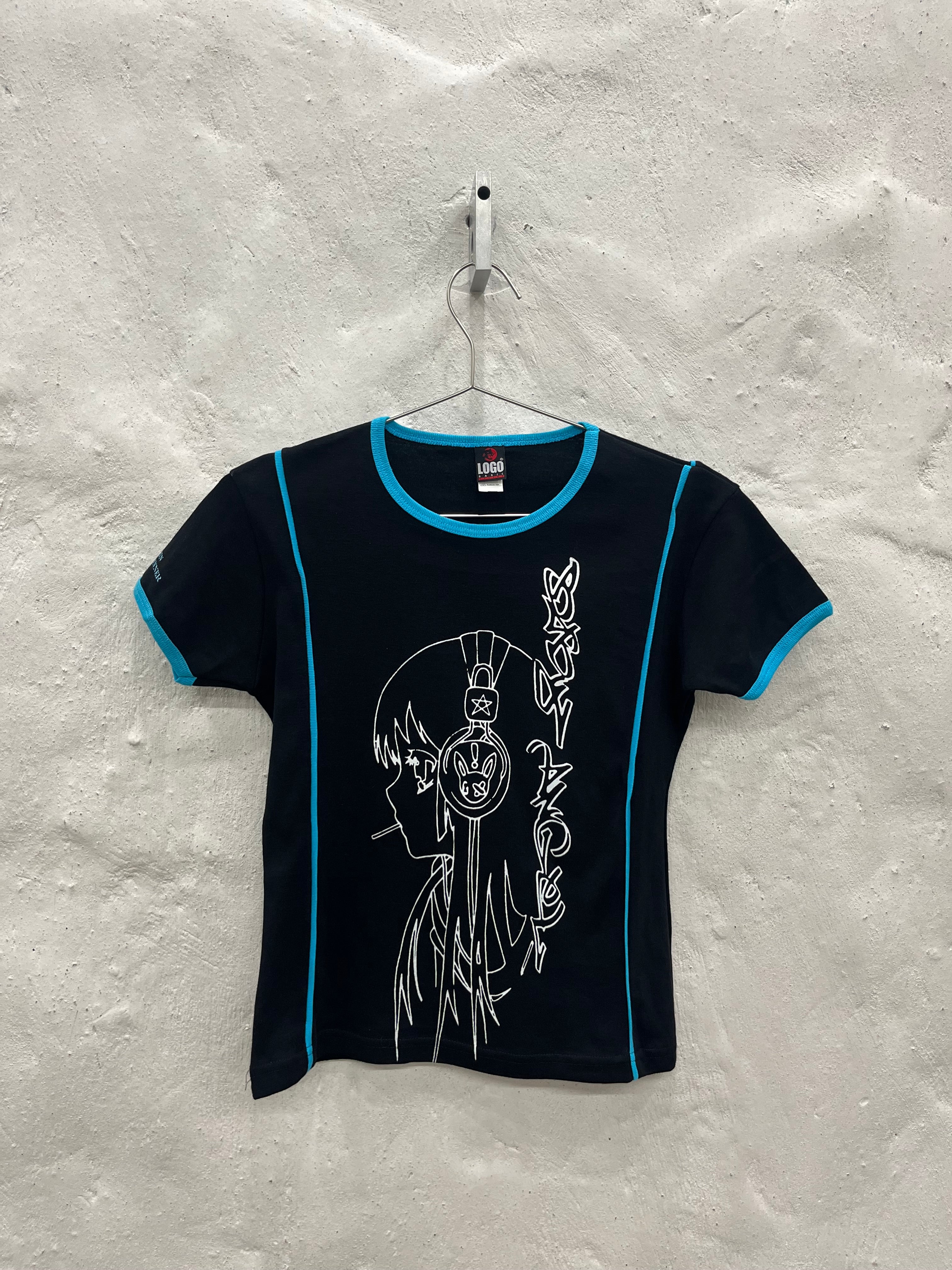 Tシャツ・カットソー [NICEGHOSTCLUB]BABY ANGEL SILHOUETTE TEE_BLACK(NG2FMUT517A baby angel silhouette tee[black] - niceghostclub