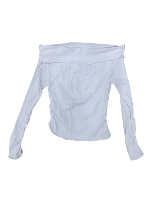 White Ruched Top