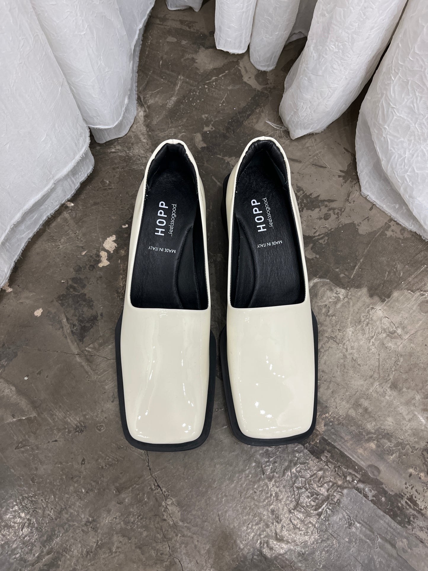 Bare Loafer Patent Cream