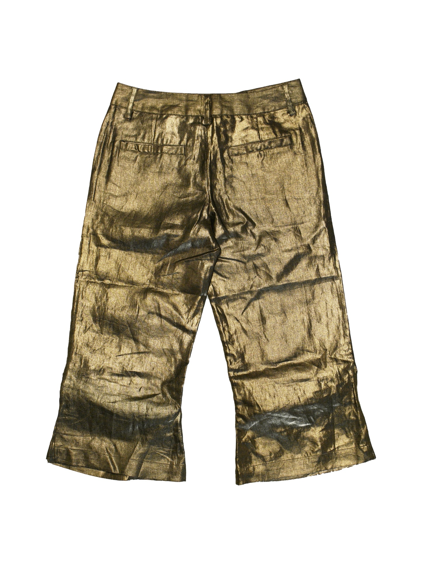 Gold Capris Pants