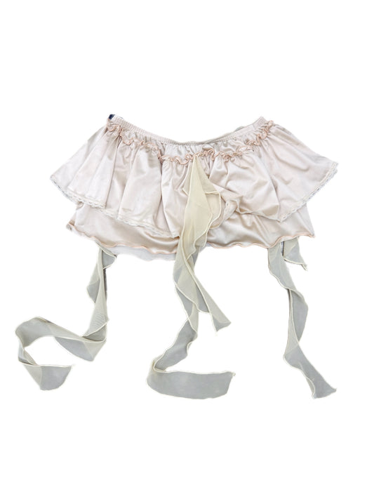 Lola Mini Skirt Nude