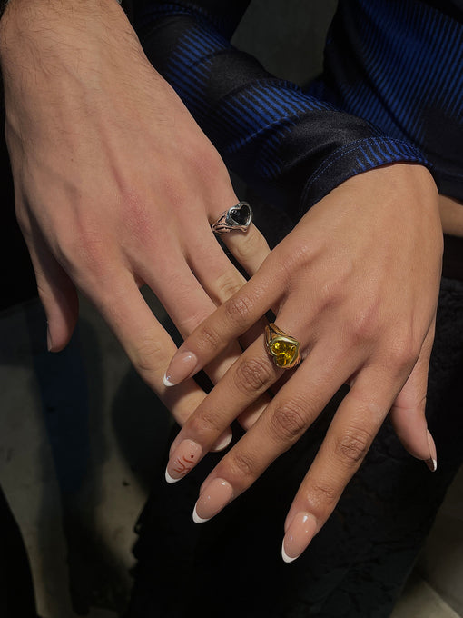 Anillo Desgarro Dorado