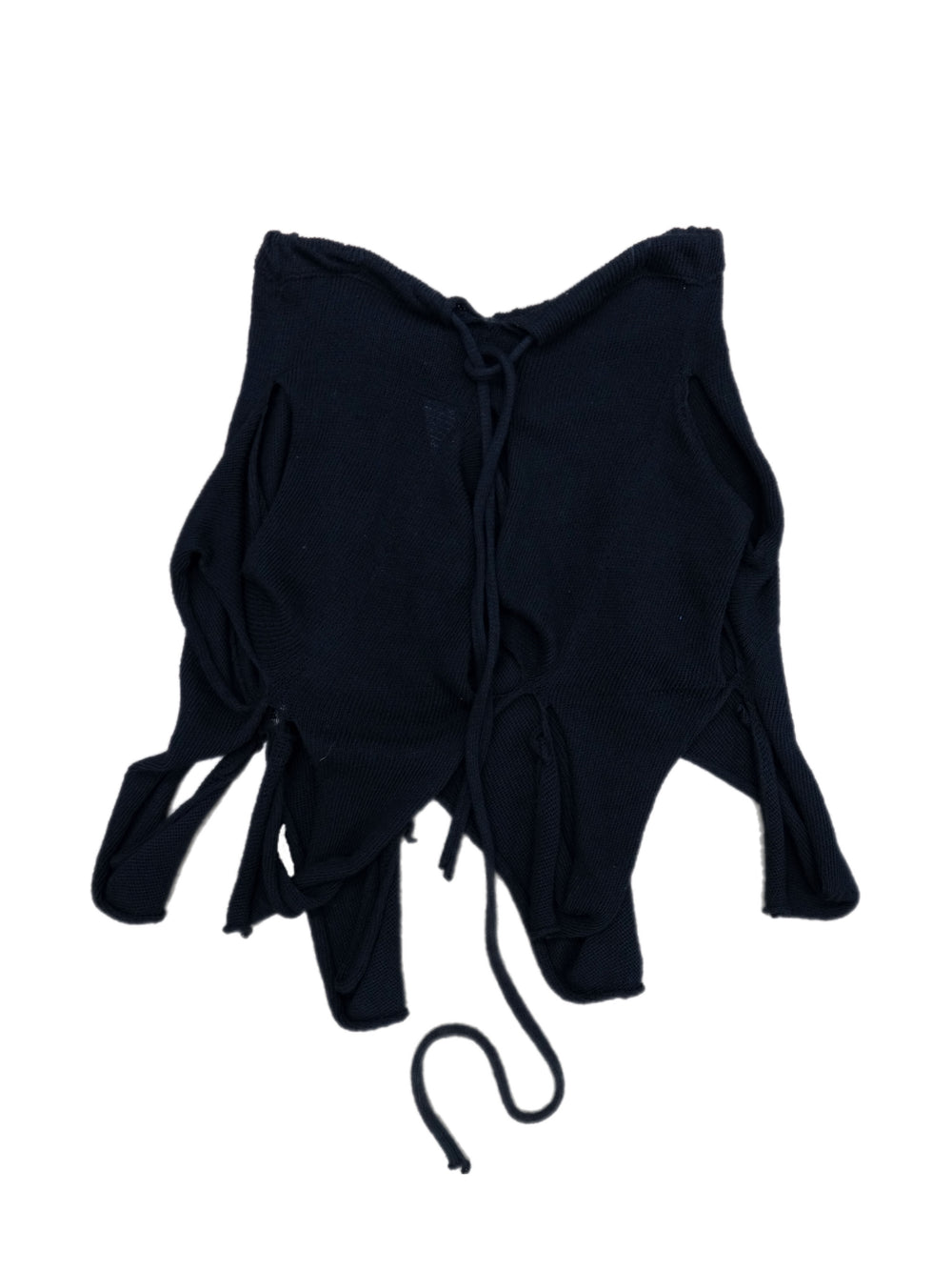 Waterfall Mini Skirt Black