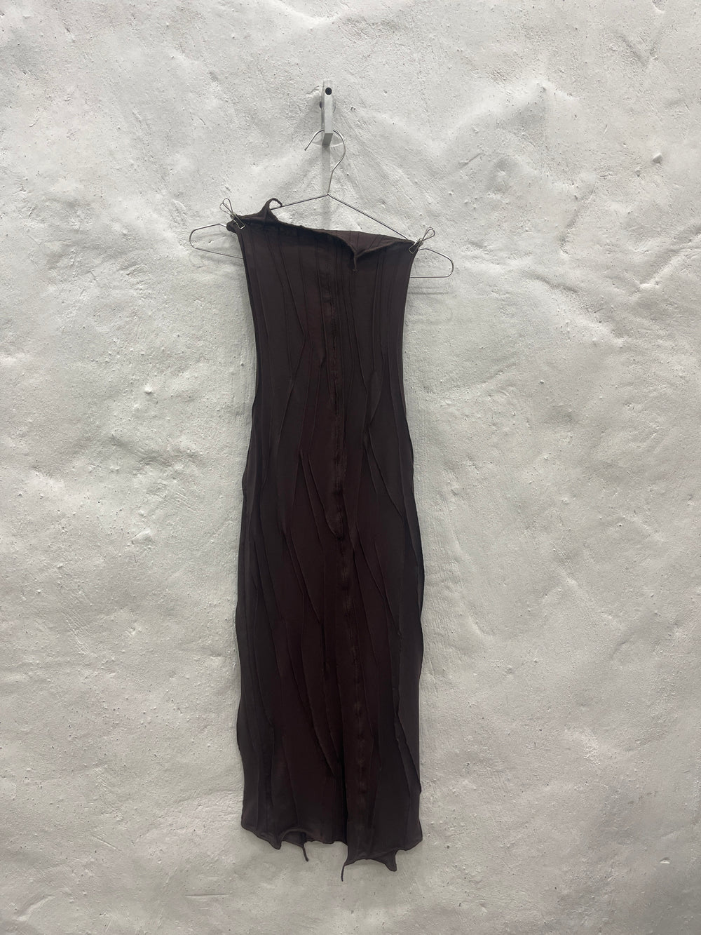 Chocolate Scraps Tube Dress