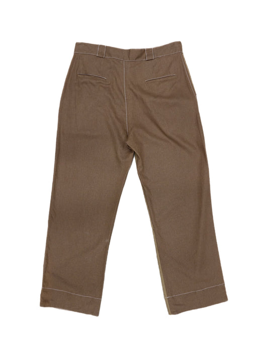 Pantalon de Pinzas Café