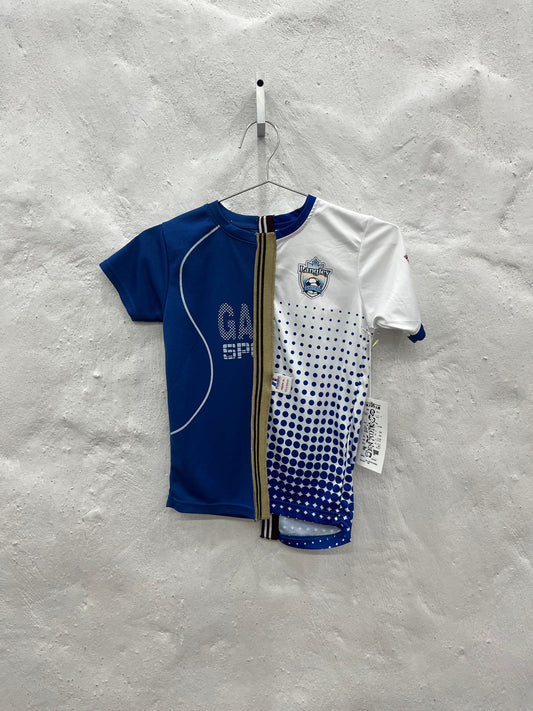 Split Jersey Blue + White