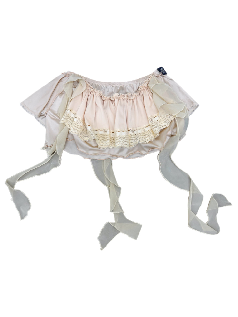 Lola Mini Skirt Nude