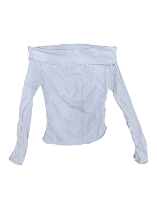 White Ruched Top