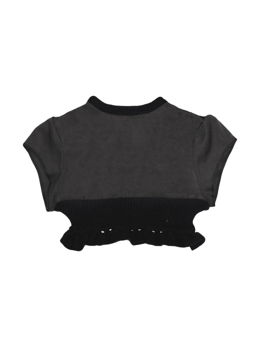 Knit Ruffle Cardigan