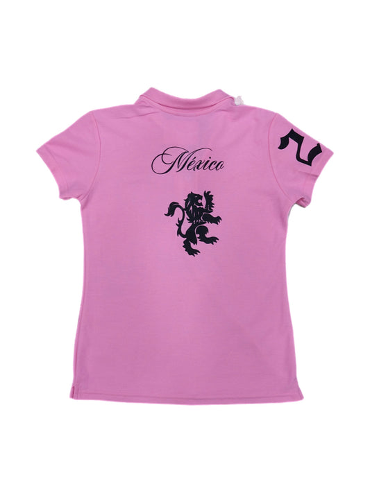 I Love Sxe Pink Polo