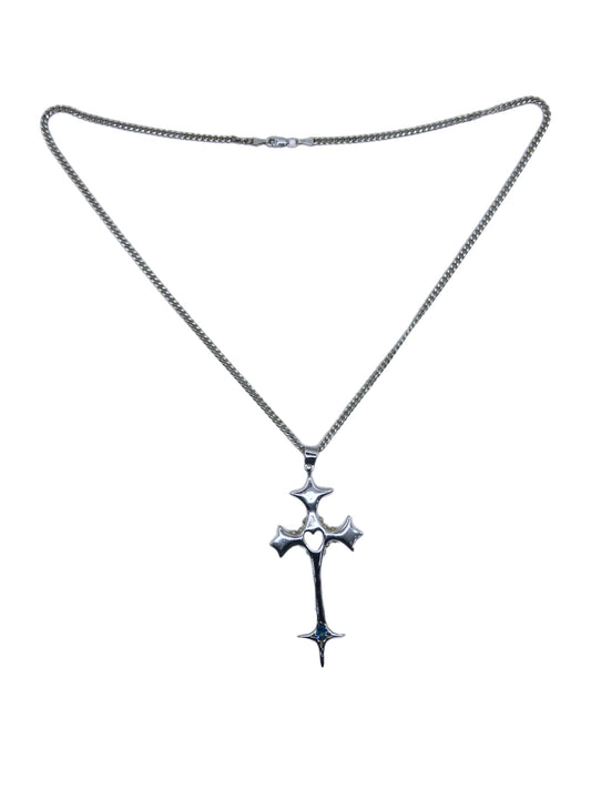Blue Cross Necklace