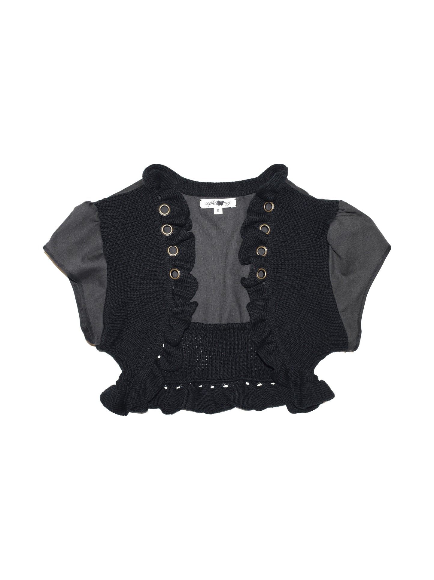 Knit Ruffle Cardigan