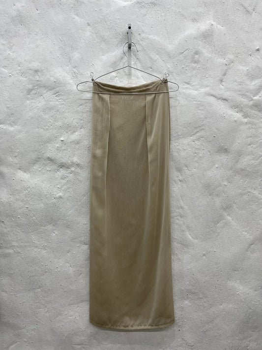 Ghost Wrap Long Skirt