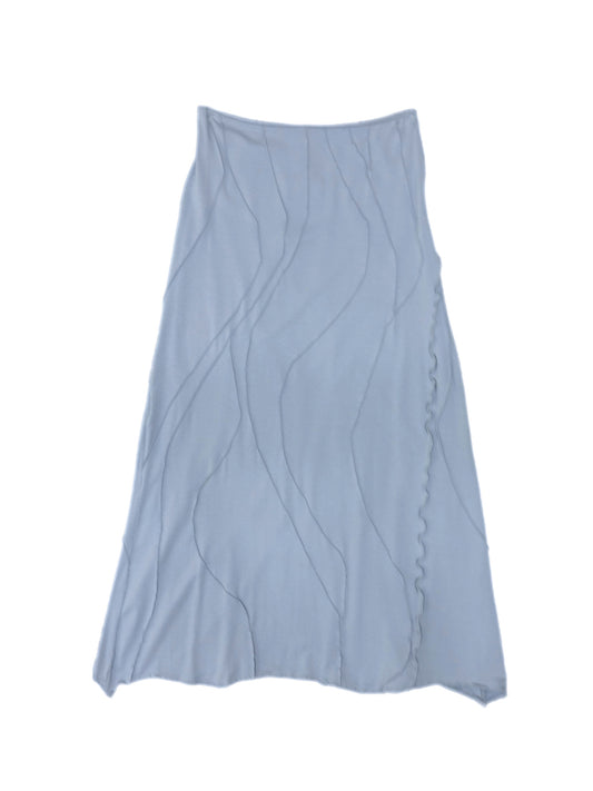 Grey Low Flared Skirt