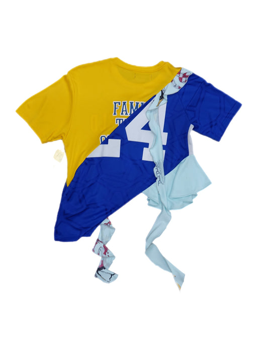 Serpentina Jersey Azul + Amarillo