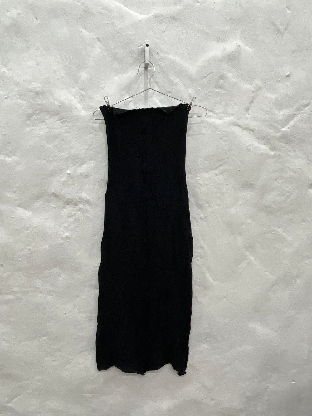 Black Scraps Tube Dress