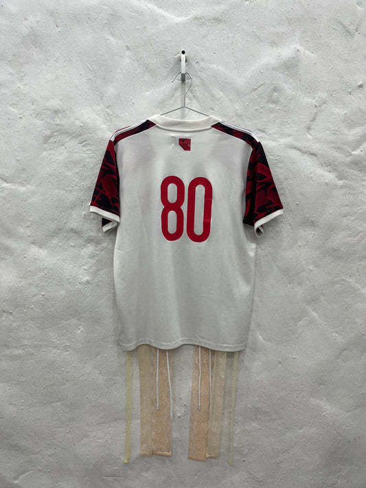 Nata Jersey SS25 Blanco + Rojo