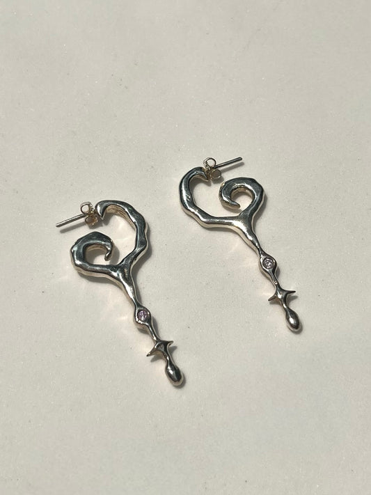 Large Key Earrings