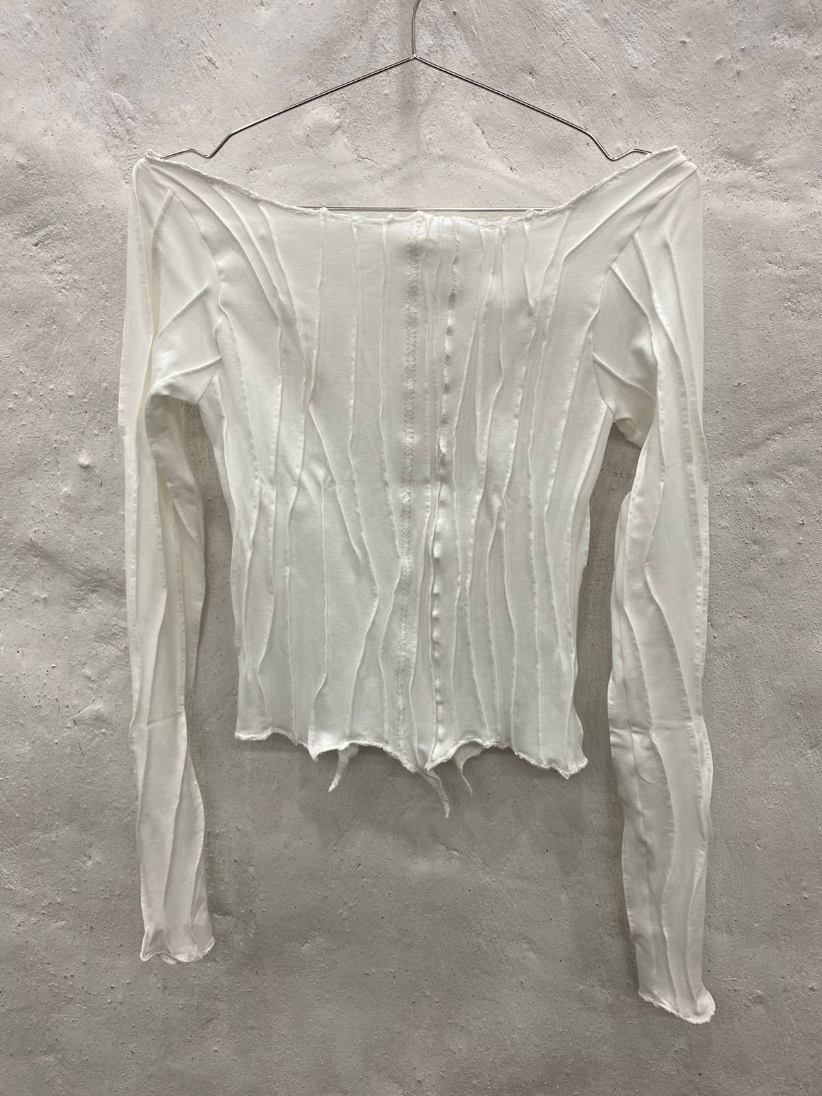 Cream Scraps Top